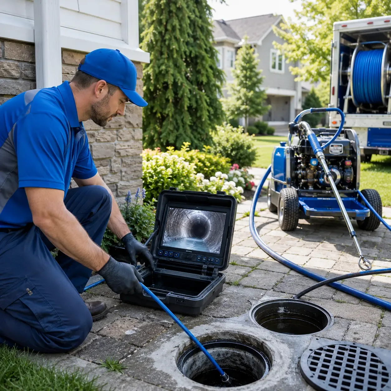 Outdoor drain cleaning professionals serving Grain Valley, MO